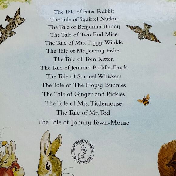 PETER RABBIT'S GIANT STORYBOOK HARDCOVER 1999, FIRST ED, 12" x 12" x 1" - Picture 6 of 6